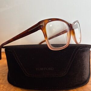 Tom Ford Brown Gradient Eyeglasses